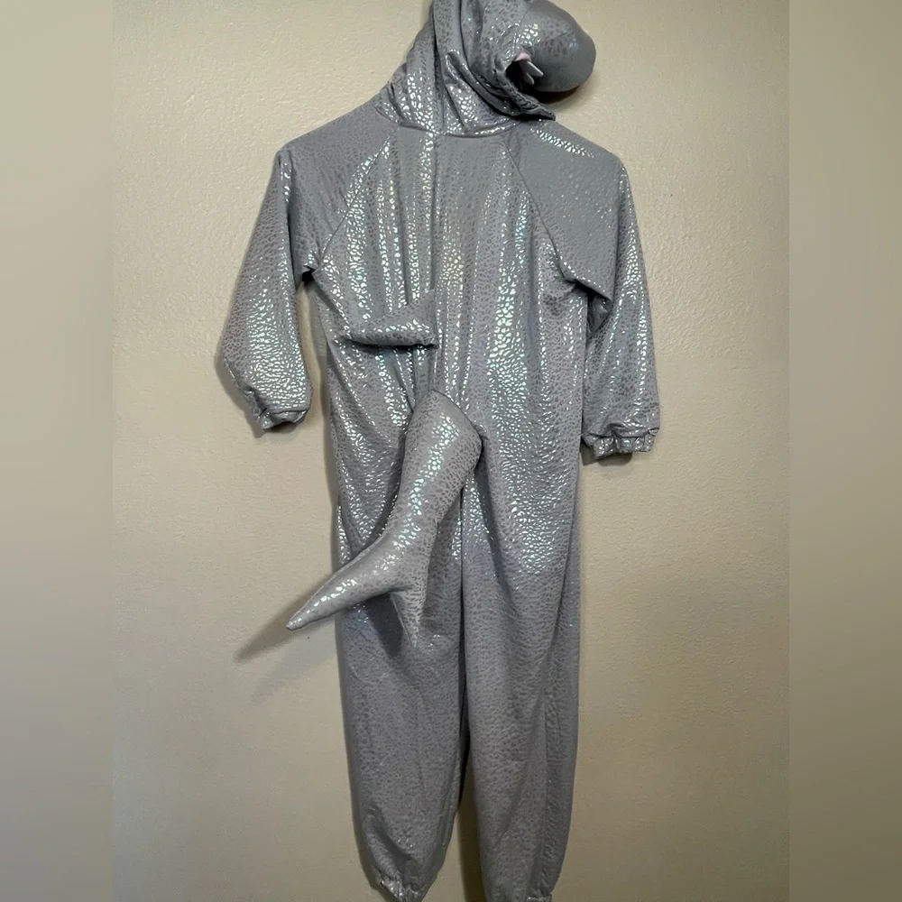 Shimmering Gray Shark Toddler one piece play costume